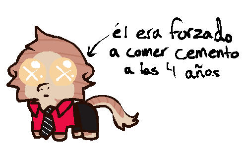 he was forced to eat cement at age 4