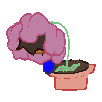 dead zubin flower (no one watered him) rest in pee 2005-2023